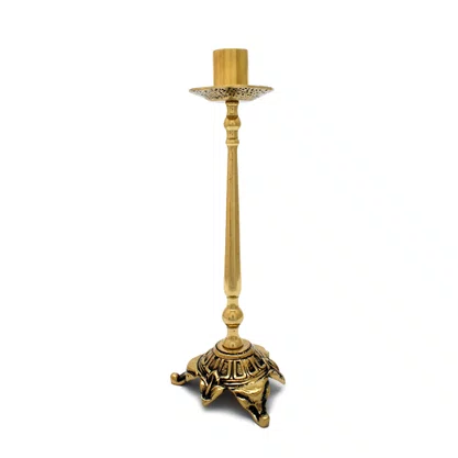Castiçal Bronze Altar 1 Vela 34 cm X 14 cm