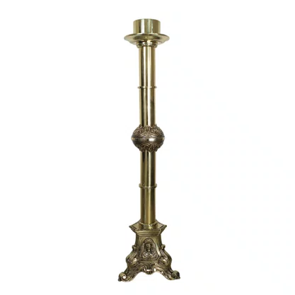 Castiçal Dourado para Círio Pascoal - 103 cm