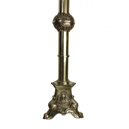 Castiçal Dourado para Círio Pascoal - 103 cm