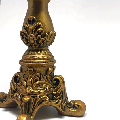 Castical Resina 20 Cm Base Trabalhada