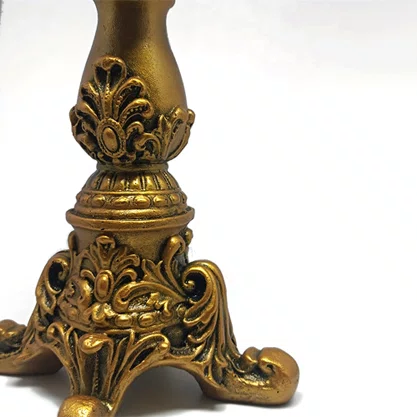 Castical Resina 20 Cm Base Trabalhada