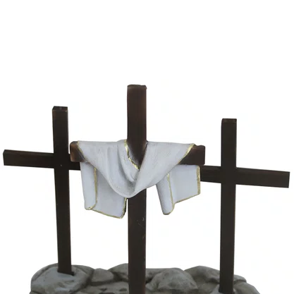 Cenário Cristo Ressuscitado 5 Peças - 26 cm