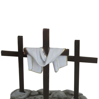 Cenário Cristo Ressuscitado 5 Peças - 26 cm