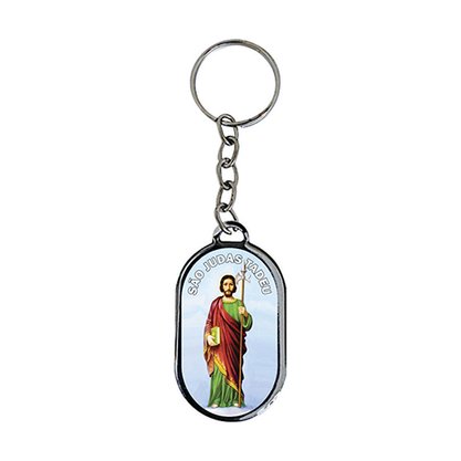 12 Unid - Chaveiro Chapa São Judas