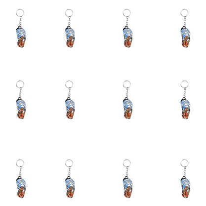 12 Unid - Chaveiro Chapa Chinelo Nossa Senhora de Guadalupe