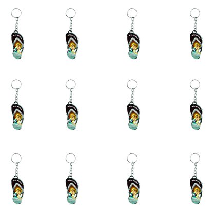 12 Unid - Chaveiro Chapa Chinelo Nossa Senhora Mãe Rainha