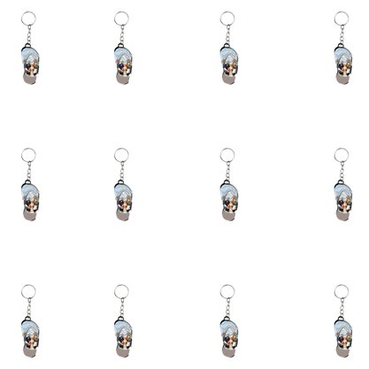 12 Unid - Chaveiro Chapa Chinelo Sagrada Família 