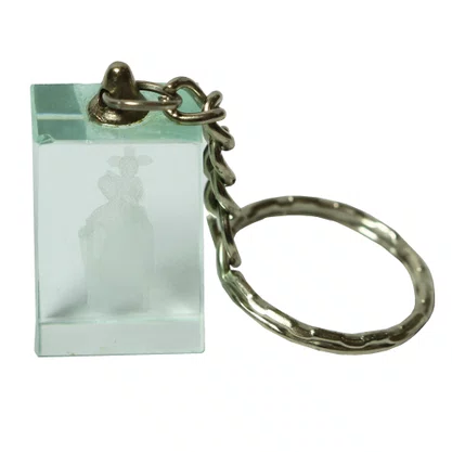 12 unid - Chaveiro Cristal São Cristóvão