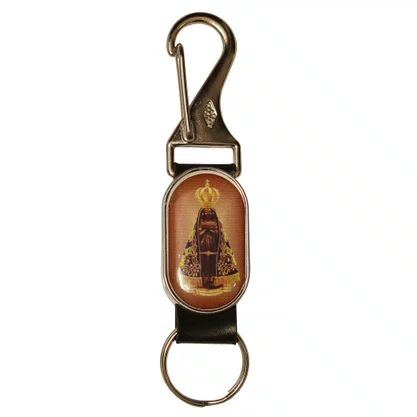 Chaveiro de Nossa Senhora Aparecida e São Cristovão Mosquete