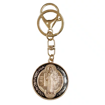 Chaveiro São Bento Medalha Color Mosquete