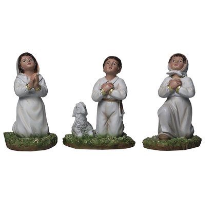Conjunto Pastores de Resina Nacional - 12 cm