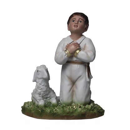 Conjunto Pastores de Resina Nacional - 12 cm