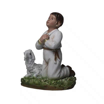 Conjunto Pastores de Resina Nacional - 12 cm