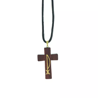 Cordão Cruz PX P 34 cm