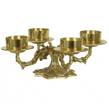 Coroa do Advento Bronze de Mesa Coroa do Advento Bronze de Mesa