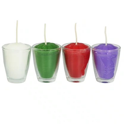 Coroa do Advento em MDF com Velas e Oração