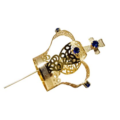 Coroa Dourada 2cm x 4cm