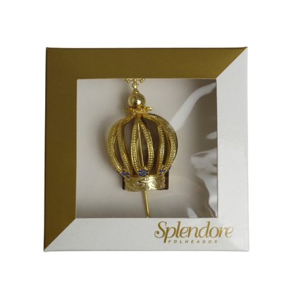 Coroa Folheado Para Imagem de Nossa Senhora - 6,3 cm