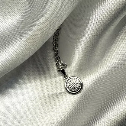 Corrente Medalha de São Bento Pequena - Inox