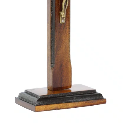 Crucifixo de Parede e Mesa em Madeira São Bento - 25 cm