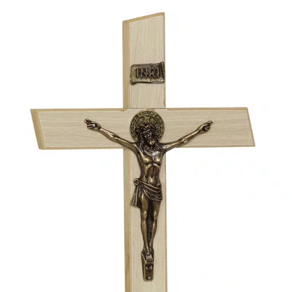 Crucifixo de Parede e Mesa MDF Tirol - 37 cm