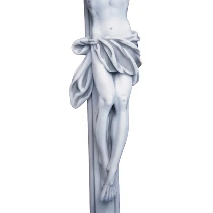 Crucifixo de Parede em Mármore - 80cm
