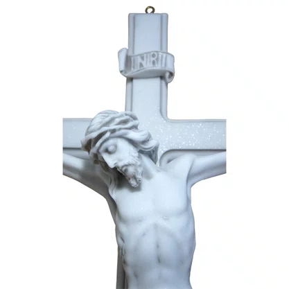 Crucifixo de Parede em Mármore - 80cm