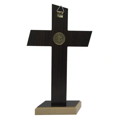 Crucifixo de Parede/Mesa Mdf em 20 cm