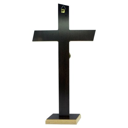 Crucifixo de Parede/Mesa Mdf Revestido 36 cm