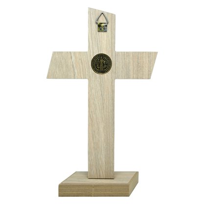 Crucifixo de Parede/Mesa Mdf em Tirol 20 cm
