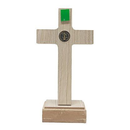 Crucifixo Parede e Mesa MDF em Tirol - 11,7cm