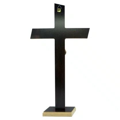 Crucifixo de Parede/Mesa Mdf Revestido 36 cm