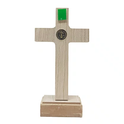 Crucifixo Parede e Mesa MDF em Tirol - 11,7cm
