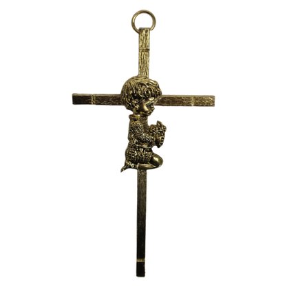 Cruz Imagens Dourado 9,5 cm