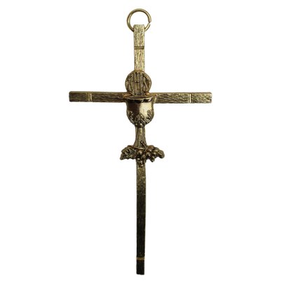 Cruz Imagens Dourado 9,5 cm