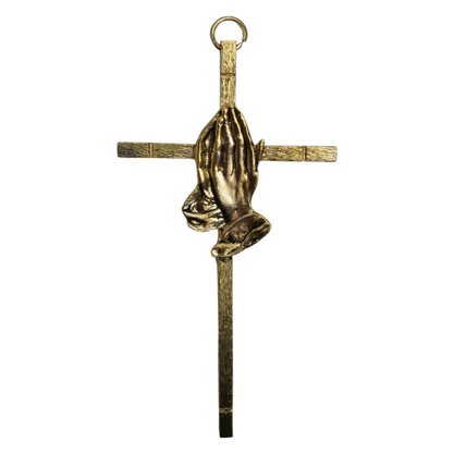 Cruz Imagens Dourado 9,5 cm