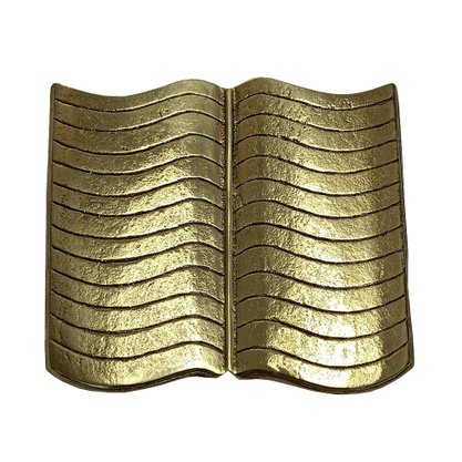 Decoração para Altar Bíblia de Metal - 16 cm X 18 cm