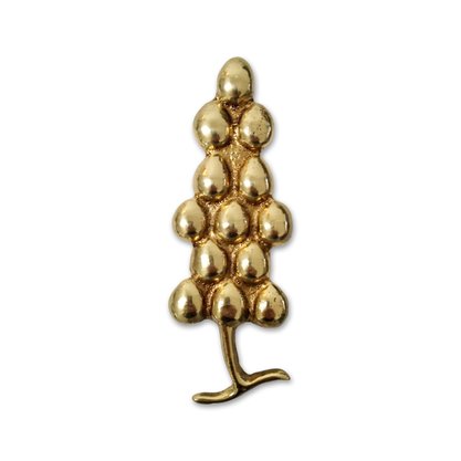 Decoração para Altar Uva Metal 14 cm x 5,5 cm