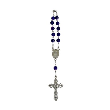 Dezena Acrilica Nossa Senhora Aparecida Roxa - 8mm