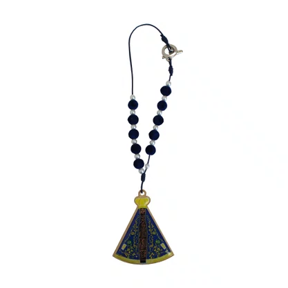 Dezena de Carro Nossa Senhora Aparecida Azul 10 mm