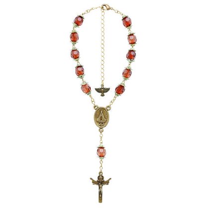 Dezena para Carro Cristal Marrom de Nossa Senhora Aparecida