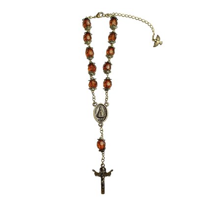 Dezena para Carro Cristal Marrom de Nossa Senhora Aparecida