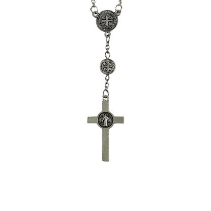 Dezena de Carro Contas Medalha de São Bento - 10 mm