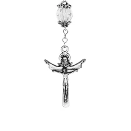 Dezena para Carro Nossa Senhora Aparecida Contas Cristal Tulipa 10 mm