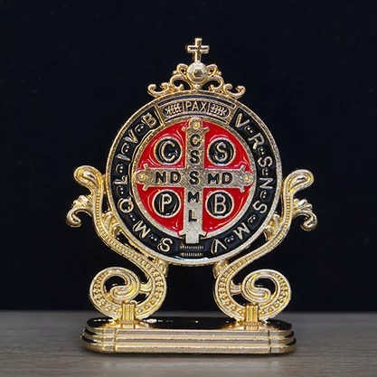 Medalha de São Bento para Carro Autocolante - 7 cm