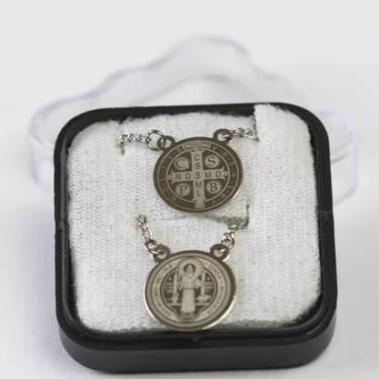 Escapulário Medalha de São Bento - Inox Lazer