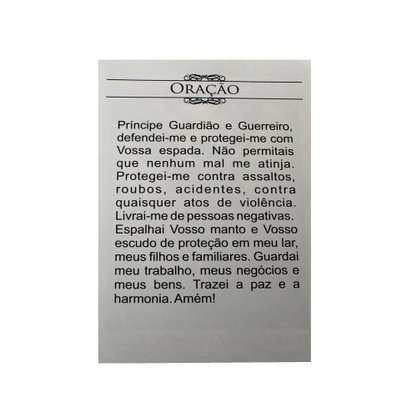 100 unid - Folheto Oração Arcanjo São Miguel