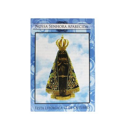100 unid - Folheto Oração Nossa Senhora Aparecida