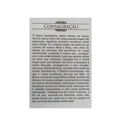 100 unid - Folheto Oração Nossa Senhora Aparecida
