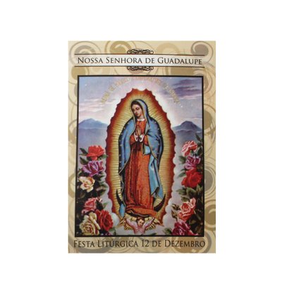 100 unid - Folheto Oração Nossa Senhora Guadalupe